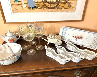 Lenox, china, crystal