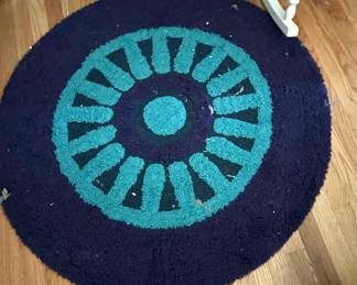 mcm round rug