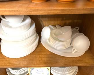 Federal Milk Glass Set