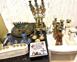 Judaica , Menorahs