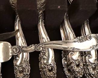 Gorham Sterling Silver Flatware "Decor" Pattern