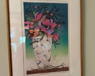 Poured Passion by Penny Federicos Framed Print