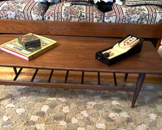 Bassett Surfboard Coffee Table Mid Century Modern 1960's