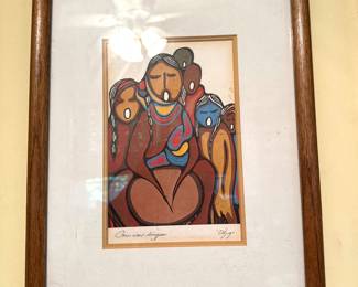 Pow Wow Singers by Daphne Odjig