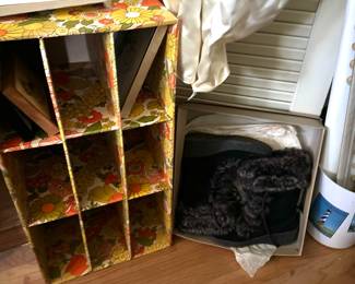 mcm closet organizer, boots