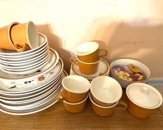 MCM USA Jeanette Cavalier Ironstone Set 1970's