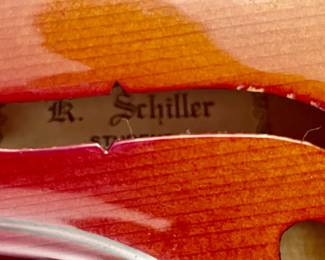 K. Schiller 3/4 Student Violin w/Case & Bow