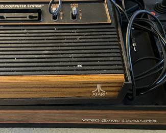 Atari 2600 VCS Lot w/Case+Joysticks+Paddles