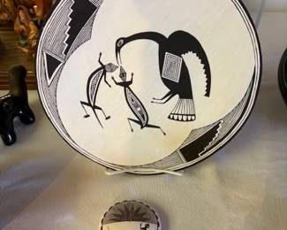 Emma Lewis 9" plate, 1985