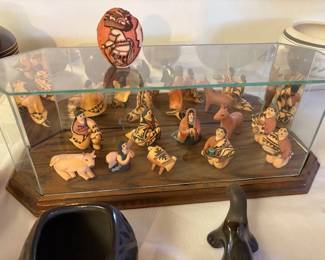 Rose Pecos-Sun Rhodes nativity in custom case