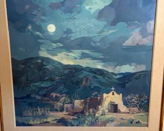 Laurence Philip Sisson (1928-2015) Untitled oil on canvas, 63" x 53" framed