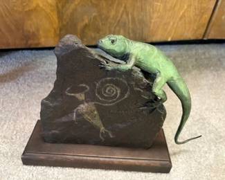 Star Liana York (1952-) Untitled bronze, 1/30, 9" x 11"