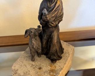 Robin Laws Navajo woman with sheep