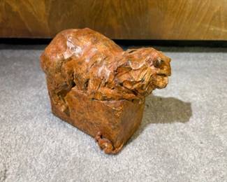 Joffa Kerr (1935-) 'Cat N Mouse' 4/35, 5 1/2" x 6 1/2" x 4"