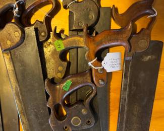 antique and vintage saws