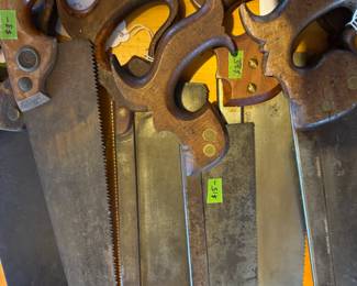 antique and vintage saws
