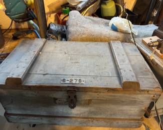 wooded tool chest box