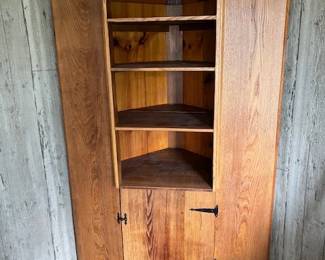 Chestnut Corner Cabinet