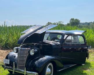 1938 Chevrolet Master Deluxe Capitol Two Door Sedan.