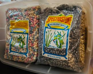 Lots of decorative rocks