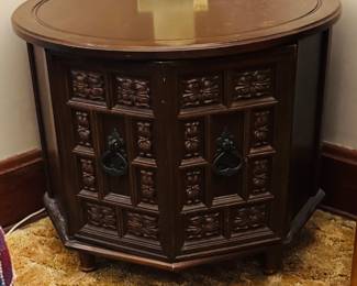 Pair of Mediterranean end tables