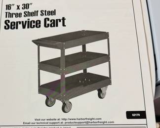 Lots of service carts