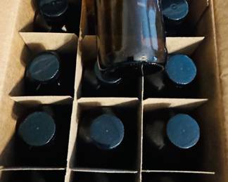 Larger size amber/Brown bottles with caps