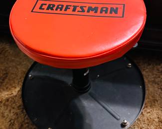 Craftsman rolling work stool