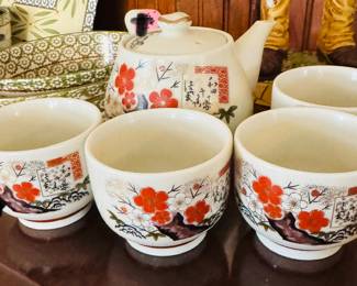 Oriental tea set