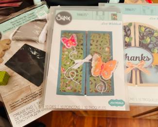 Sizzix crease pads and dies