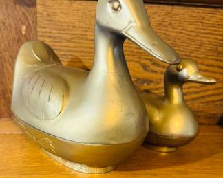 Brass ducks