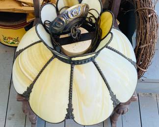 
Vintage 1970s hanging light fixture