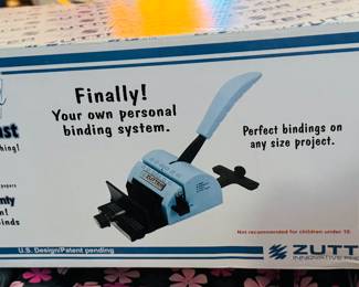 Zutter binding supplies