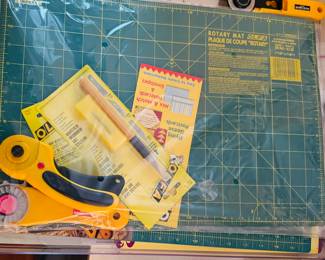 Mats and cutters many new never used