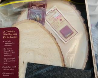 woodburning craft set plus woodburning supplies