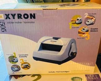New xyron sticker maker and laminator