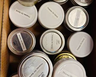 More selves and lotions made with essential oils