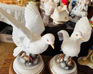 Andrea, White Dove figurines