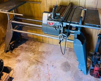 Sharp Smith, Mark5 with table saw only however comparable with these tools also:

Drill Press.
Horizontal Boring.
Lathe.
12" Disc Sander.