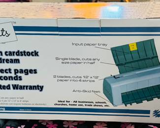 Zutter paper and card stock cutter new in box