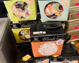 Craft tags, letters , words, etc…never opened