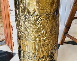 Brass umbrella stand