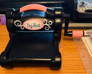 Sizzix Big Shot Manual Die Cutting And Embossing Machine Black And Pink -
