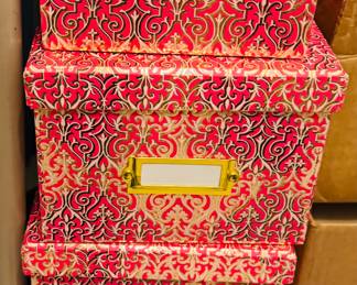 Lots of storage boxes