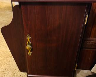 Nightstand or end table with magazine rack