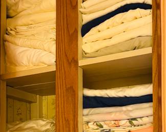 Lots of linens