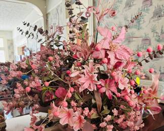 Several flower arrangements