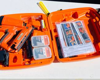 Paslode nail gun and nails