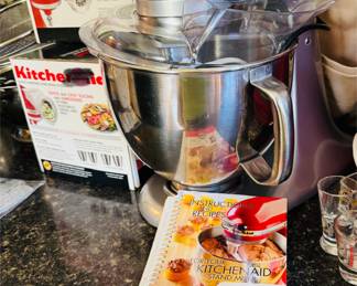 KitchenAid mixer and attachments