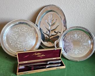 Vintage Silverplate Serving Lot
